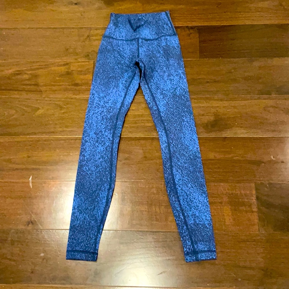 Lululemon blue leggings size 2